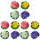 12 Pcs Plastic Lotus Decoration Floating Ornaments For Pond 3
