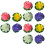 12 Pcs Plastic Lotus Decoration Floating Ornaments For Pond 7