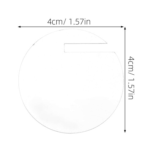 180pcs Acrylic Drink Tags for Wine Glasses Reusable 2