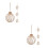 8 Pcs Clear Plastic Christmas Ornaments with Jute Rope 5
