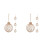 8 Pcs Clear Plastic Christmas Ornaments with Jute Rope 10