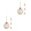 8 Pcs Clear Plastic Christmas Ornaments with Jute Rope 9