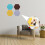 8pcs felt hexagon tile wall board self-adhesive memo board 6