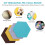 8pcs felt hexagon tile wall board self-adhesive memo board 9
