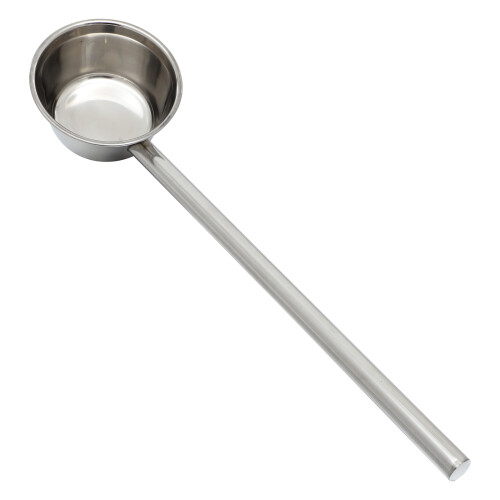 Stainless Steel Water Ladle With Long Handle For Use