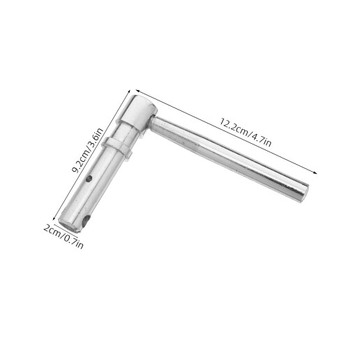 Replacement Fireplace Door Handle With Heat Resistant Grip 2