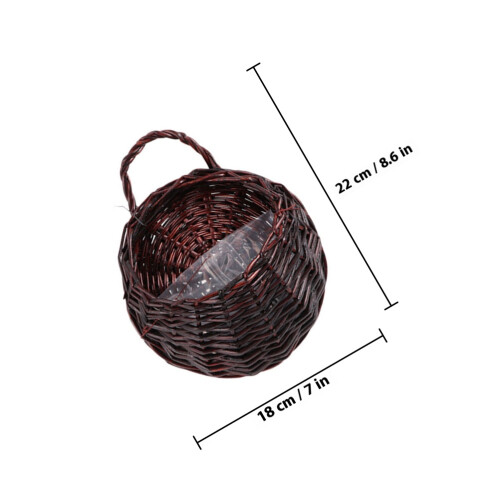 Kitchen Wicker Basket Willow 3pcs Coffee Hotel 1