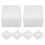 6pcs 5.89 Inch Foam Cake Dummy Polystyrene Fondant Model 1