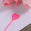50Pcs Heart Picks Cake Mixed Colors 5