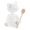 ceramic bear honey jar with wood dipper stick storage container 8