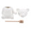 ceramic bear honey jar with wood dipper stick storage container 7