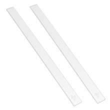 2Pcs Acrylic Dough Thickness Ruler For Cookie And Fondant Measurement