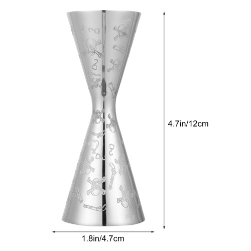 1Pc Stainless Steel Cocktail Measuring Jigger (30/45Ml) 1