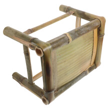 Bamboo Dining Stool Small Low Chair For Indoor Outdoor Use