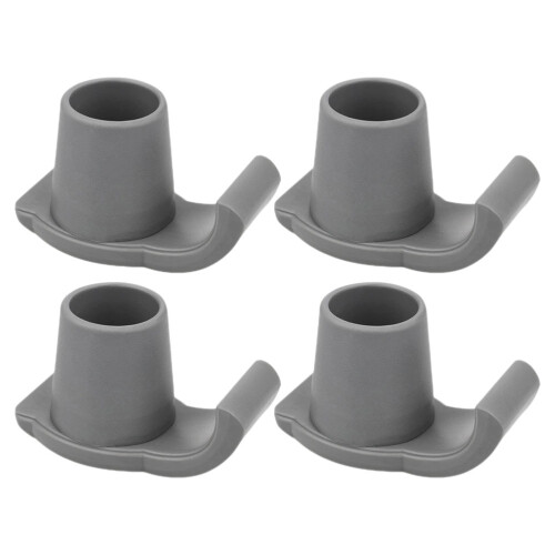 Adult Walker Accessories Tpr Silver 4pcs 2