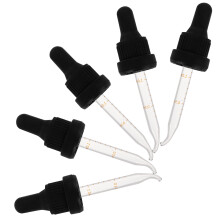5 Stuks Druppelaars Met Gegradeerde Tip Voor Essentiële Oliën 30 Ml