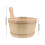 Conjunto Balde E Concha Para Sauna 4L – Barril De 2