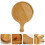 9 Inch Pizza Spatel Bamboe Ronde Dienblad Bord 7