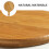 9 Inch Pizza Spatel Bamboe Ronde Dienblad Bord 8