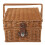 Handle Woven Korb Tragbarer Eiablagehalter Picknickkorb Mit 9