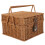 Handle Woven Korb Tragbarer Eiablagehalter Picknickkorb Mit 5