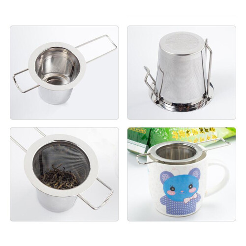 Teeaufgussfilter Mit Faltbarem Griff Und Deckel 2