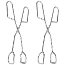 2 - Und Grillzange Für Und Outdoor (Silber)