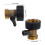 Hose Absperrventil 3/4 Zoll Messing Mit Verlängertem 3
