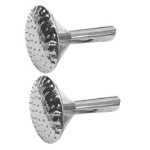 2Stück Gießkanne Rosetten 25 Mm Wassersprüher Silber