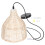 1Set Chinesischer Gewebte Pendelleuchte Rattan 4
