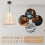 1Set Chinesischer Gewebte Pendelleuchte Rattan 10