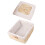 1 Strohkorb Essensservierplatte Küchenorganizer (Beige) 9