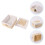 1 Strohkorb Essensservierplatte Küchenorganizer (Beige) 3