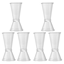 6Pcs Double Sided Cocktail Measuring Jigger For Bar