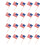 200Pcs Toothpick Flags Cake Decorative Party Festive Decors 6
