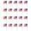 200Pcs Toothpick Flags Cake Decorative Party Festive Decors 2