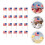 200Pcs Toothpick Flags Cake Decorative Party Festive Decors 5
