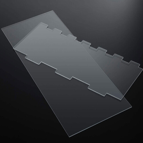 6Pcs Acrylic Cake Scrapers For Baking And Cake Cutting 2