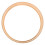 5Pcs Wooden Round Wall Clock Frame Simple Elegant Design 1