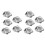 10 Pcs Matte Clear Empty Tin For Spices Candies Tea Gift Giving 4