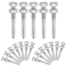 20Pcs Metal Aerator Shoes Pegs Lawn Spikes Stakes