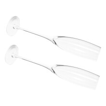 2 Pièces Verres En Cristal À
