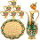 1 Set Wine Pot Tea Set with Delicate Cups Vintage Style 4