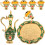 1 Set Wine Pot Tea Set with Delicate Cups Vintage Style 5