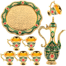 1 Set Wine Pot Tea Set with Delicate Cups Vintage Style