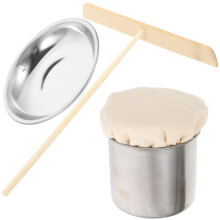 1 set household crepe tools with pancake spreader and oil sponge