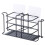 Sturdy Storage Holder Black Iron For Bathroom And Kitchen Use 7