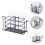 Sturdy Storage Holder Black Iron For Bathroom And Kitchen Use 3