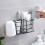 Sturdy Storage Holder Black Iron For Bathroom And Kitchen Use 5