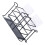 Sturdy Storage Holder Black Iron For Bathroom And Kitchen Use 6